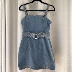 Junior Divided Jean Dress